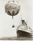 Rosie O'Grady's Balloon in front of Queen Mary