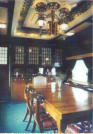 JP Morgan railroad car dining room